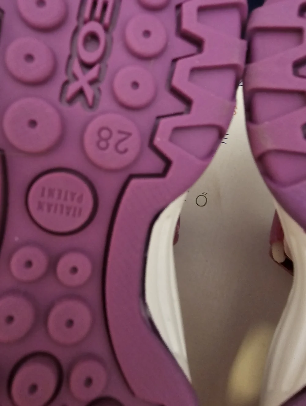 Geox Purple Pink Kids Sandals